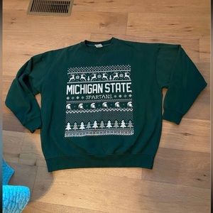 Men’s XL Michigan State Christmas sweatshirt